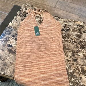 Wild Fable Tan Halter Dress